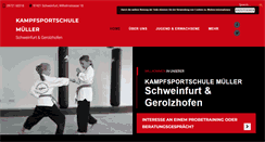 Desktop Screenshot of kampfsportschule-sw.de