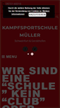 Mobile Screenshot of kampfsportschule-sw.de